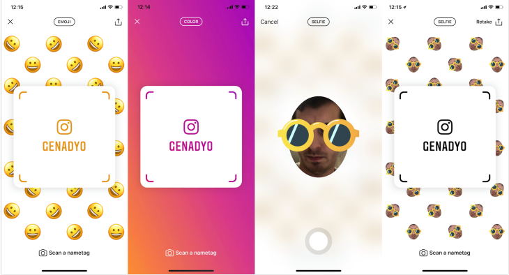 Instagram Nametags
