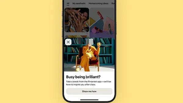 Pinterest teen usage warning