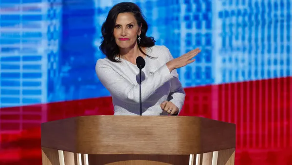 Michigan Governor Gretchen Whitmer speaks at 2024 DNC