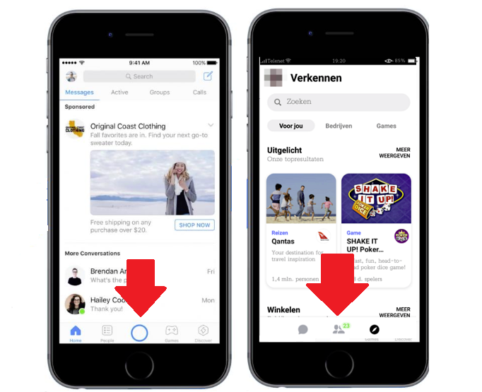 Facebook Messenger update