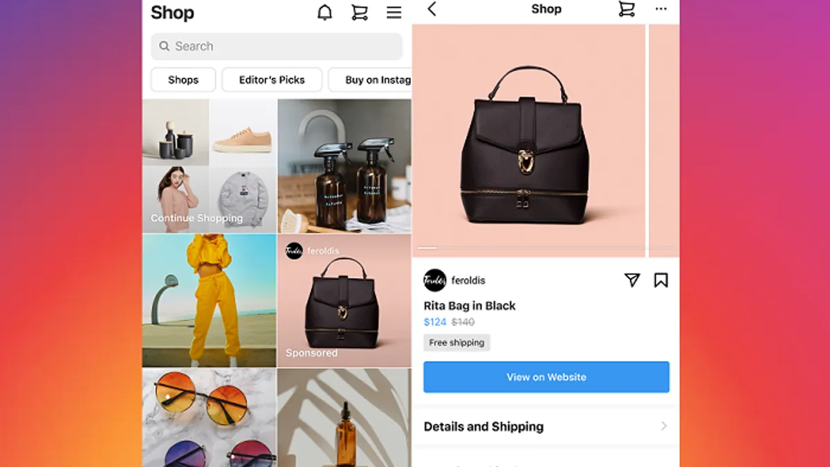 Instagram Shop ads