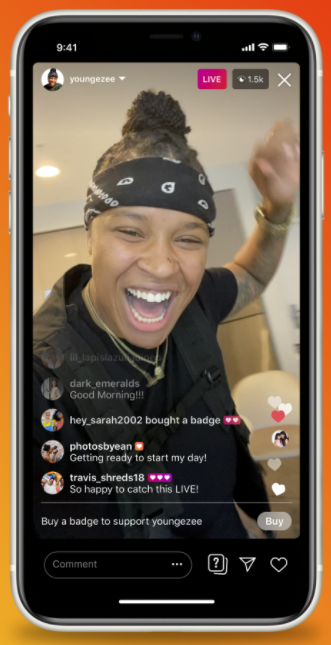 Instagram Live Badges