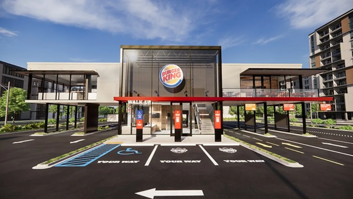 Burger King's newest design for restaurants following COVID-19 pandemic