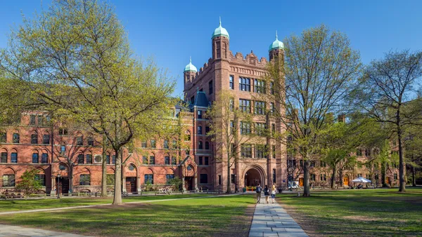 The campus of Yale University.