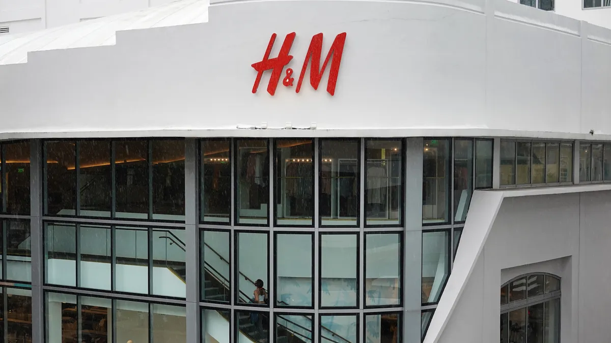 An H&M store is pictured.