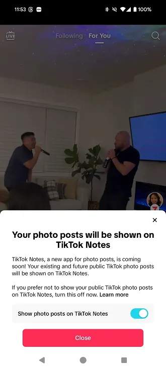 TikTok Notes