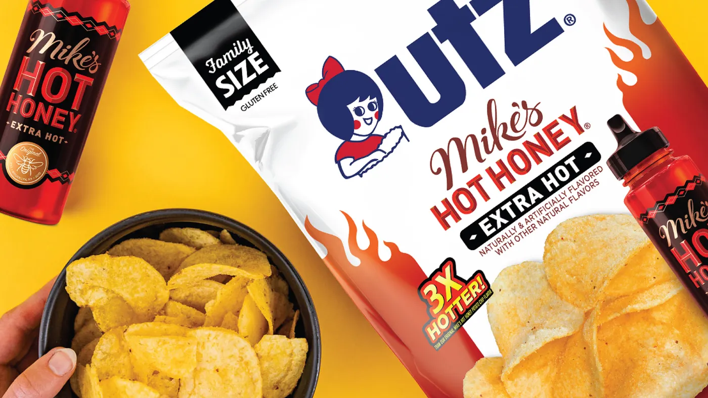 Utz Mike’s Hot Honey chip bag