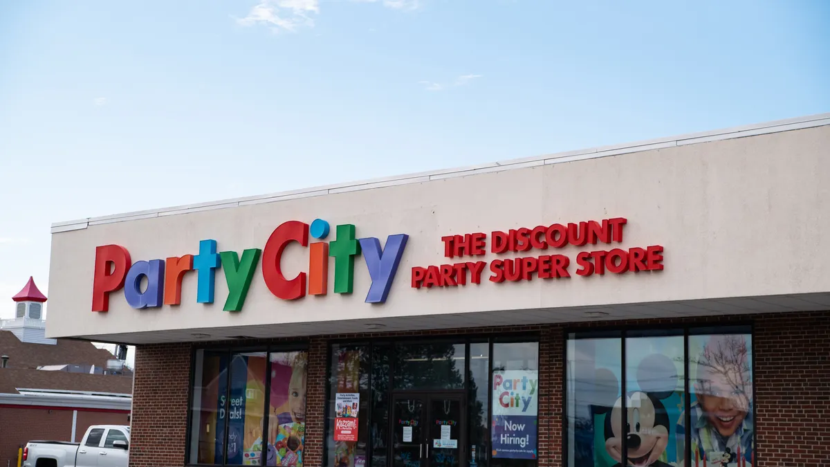 store front of Party City