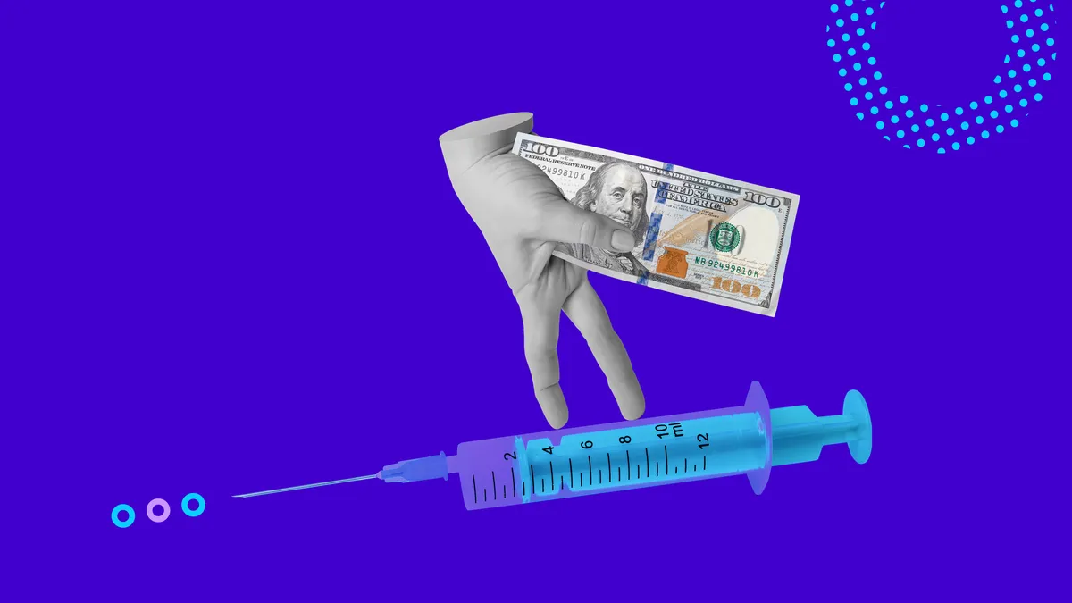 dollar sign syringe