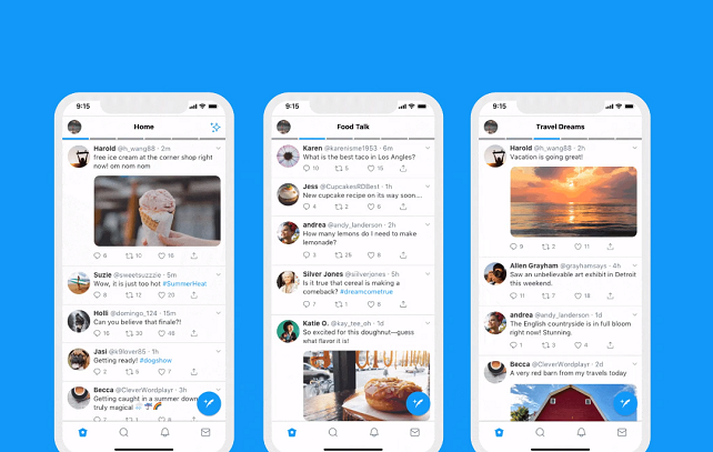 Twitter alternate lists