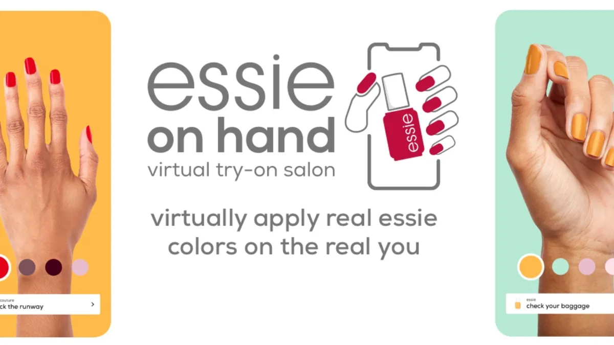 Essie introduces essie on hand virtual try-on salon.