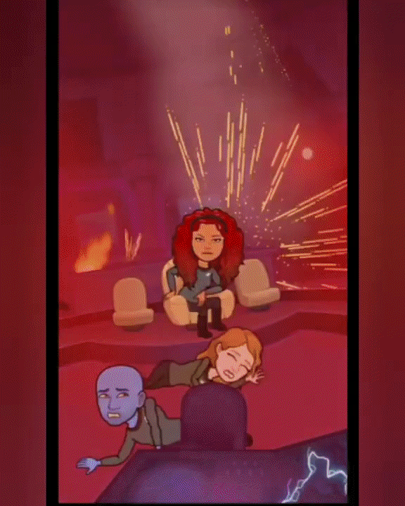 Bitmoji TV example