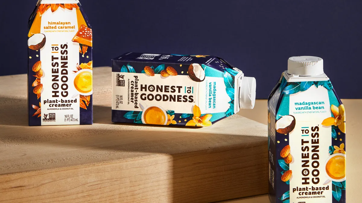 The three Honest to Goodness Products