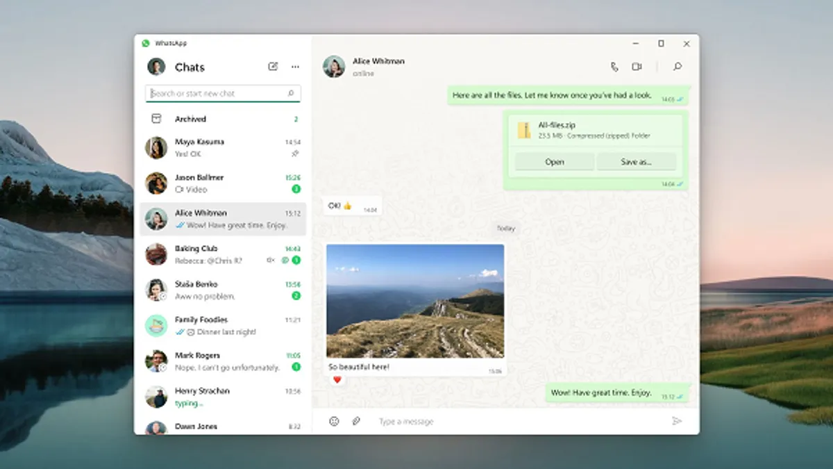 WhatsApp for Windows