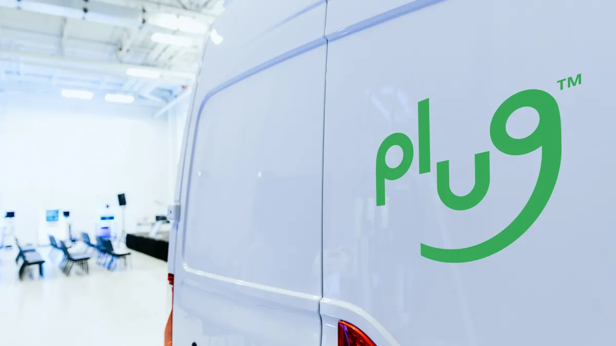 A Plug Power hydrogen fuel van