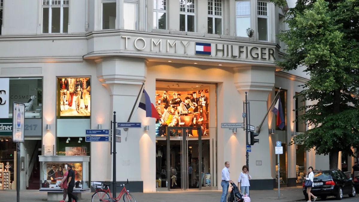 A Tommy Hilfiger storefront