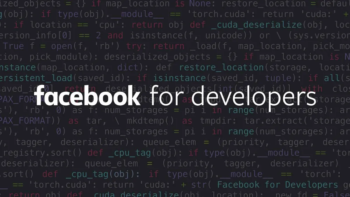 Facebook for Developers