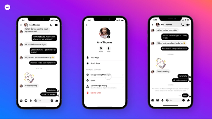 Messenger disappearing chats