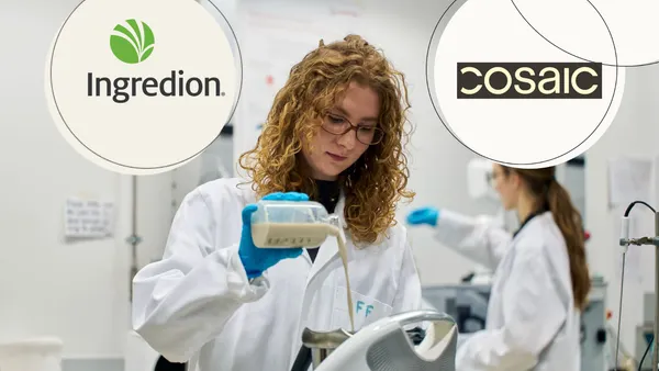 Ingredion partnering with Cosaic on a new in yeast-based emulsion that enhances the creaminess and stability of products.
