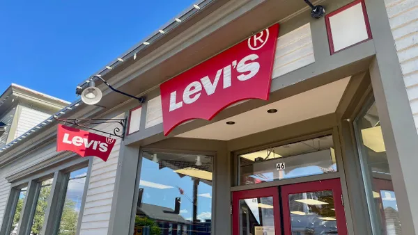 A Levi's store.