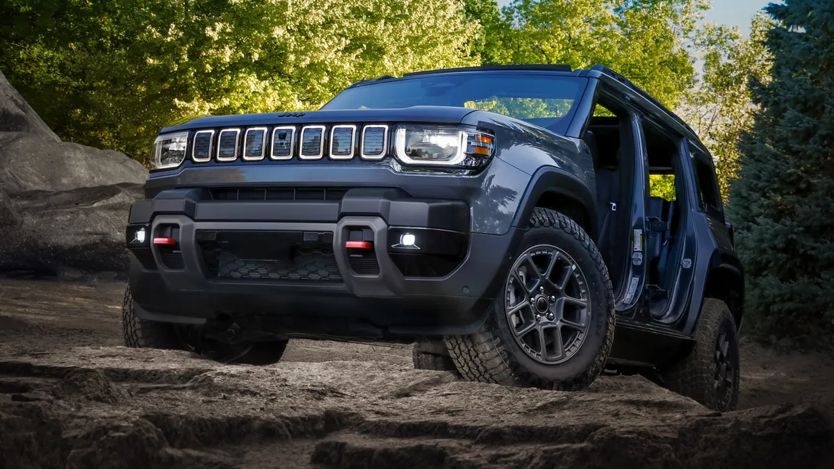 Jeep Recon EV on the trail