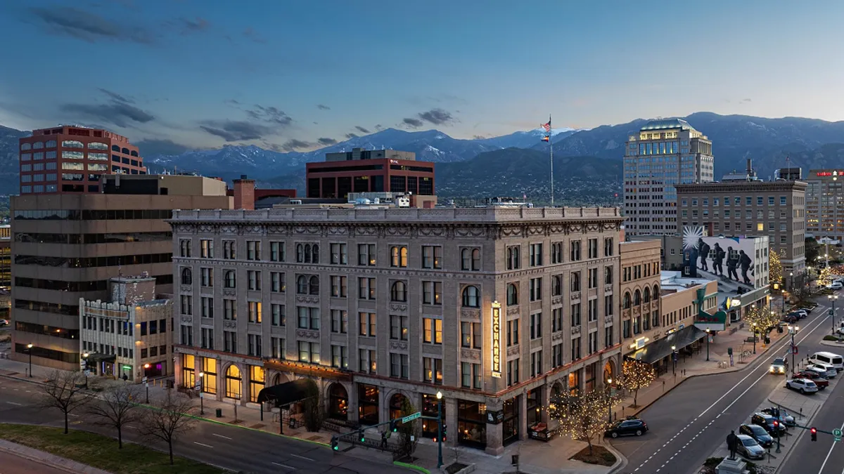 Wyndham Hotels & Resorts opened its first Registry Collection Hotels property in the U.S., The Mining Exchange, in Colorado Springs, Colorado.