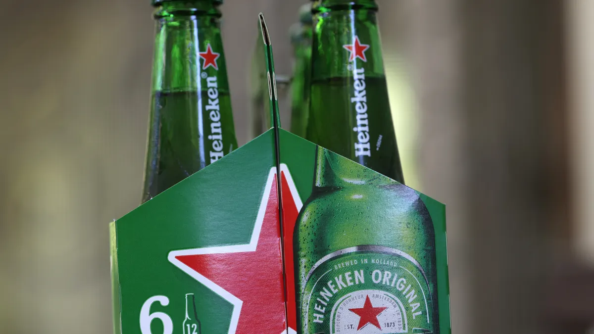 heineken bottles