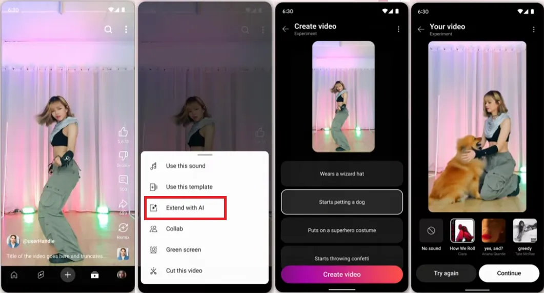 YouTube Extend with AI