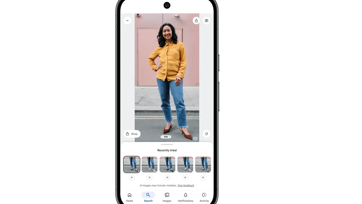 Google Try On now includes shoes