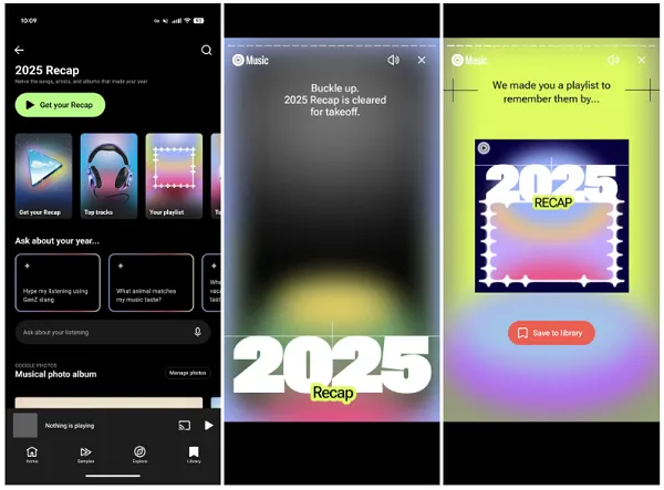 YouTube Music Recap 2025