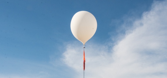 Photo of Near Space Labs "Swifty" balloon.