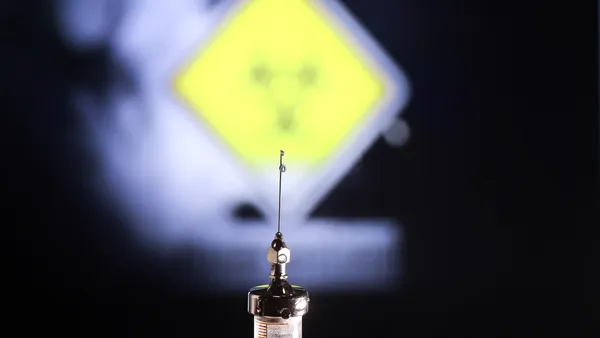 radioactive syringe