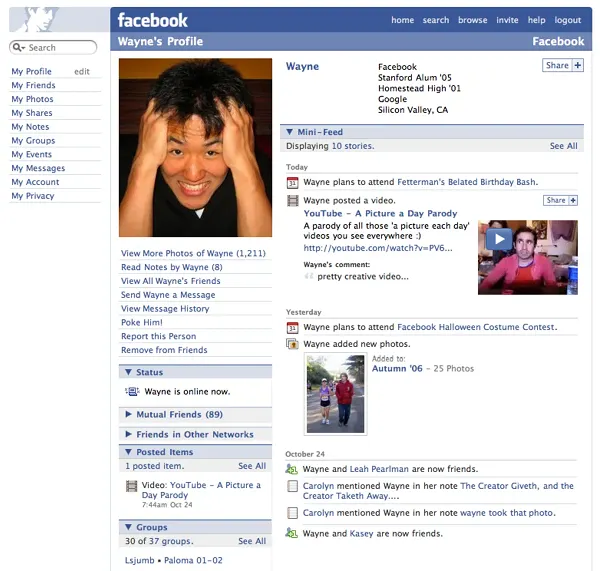 Facebook poke