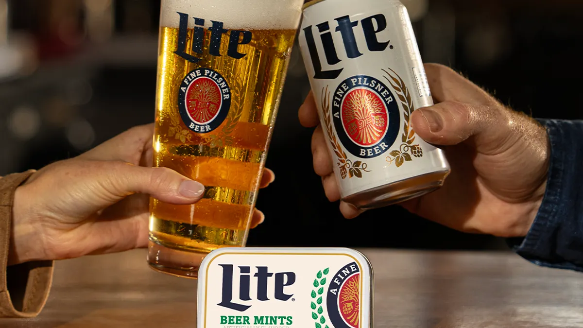 Molson Coors' Miller Lite brand introduces mints to help Dry January consumers.