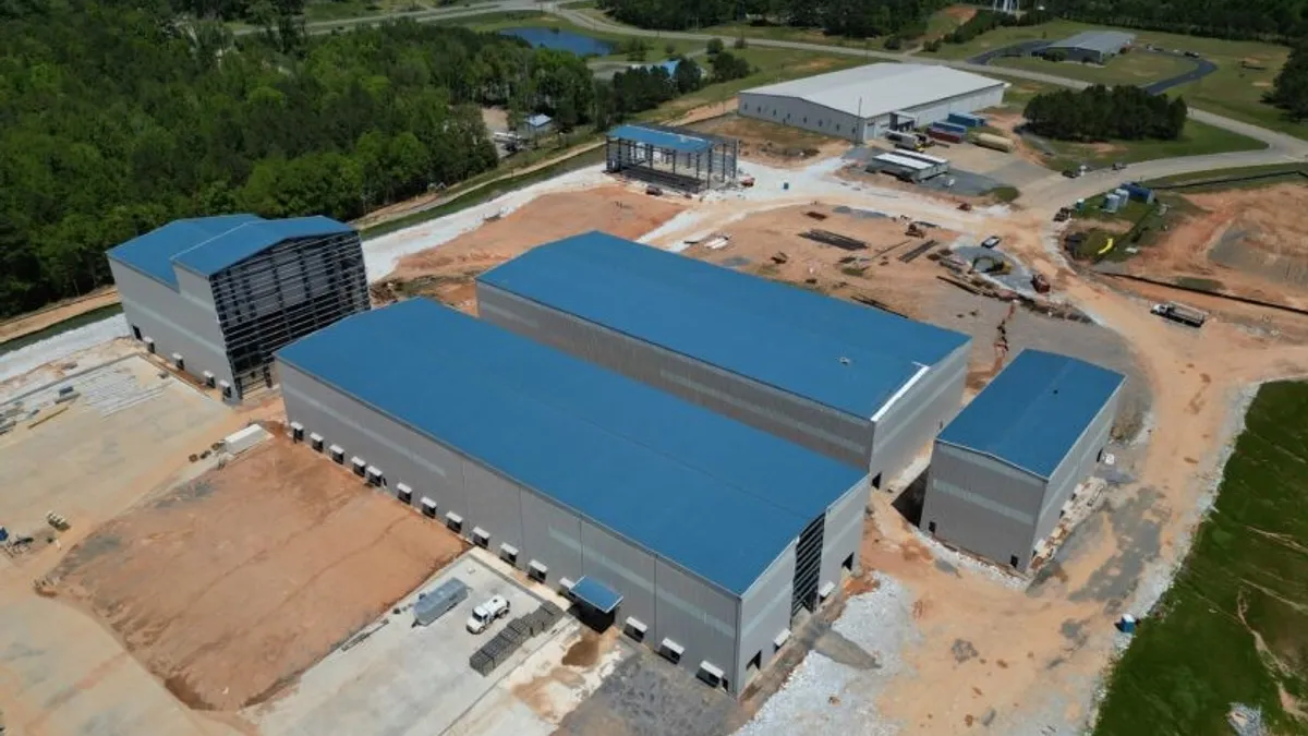 Westwater Resources' Kellyton graphite processing plant is under construction outside Alexander City, Alabama.