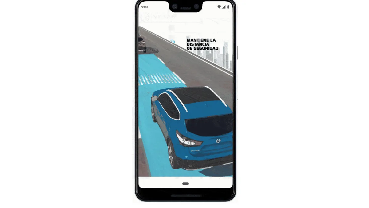 Nissan boosts mobile engagement 8x with test of Google's 3D ad format