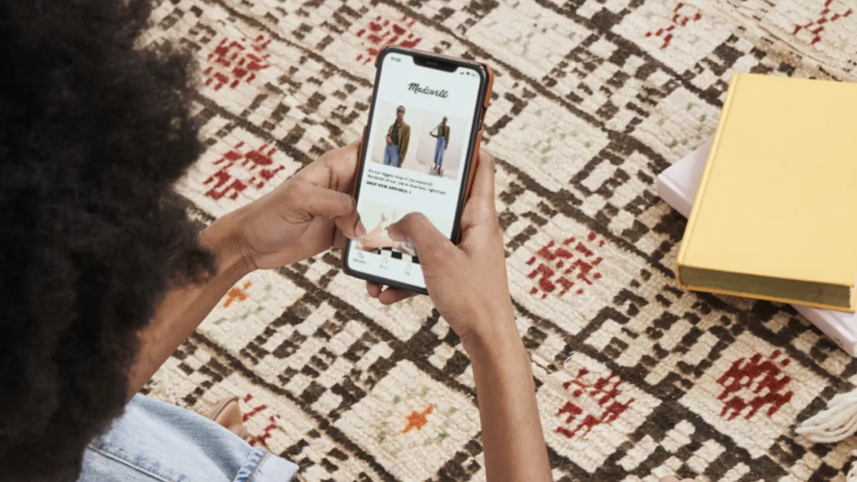 Madewell launches first app.