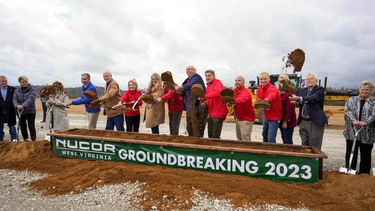 Nucor new steel mill in West Virginia