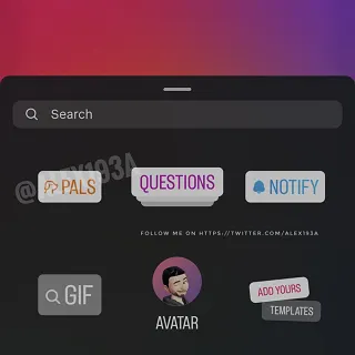 Instagram Pals sticker