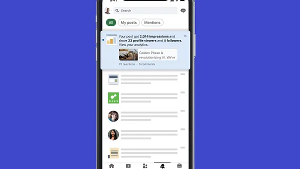 LinkedIn post analytics update
