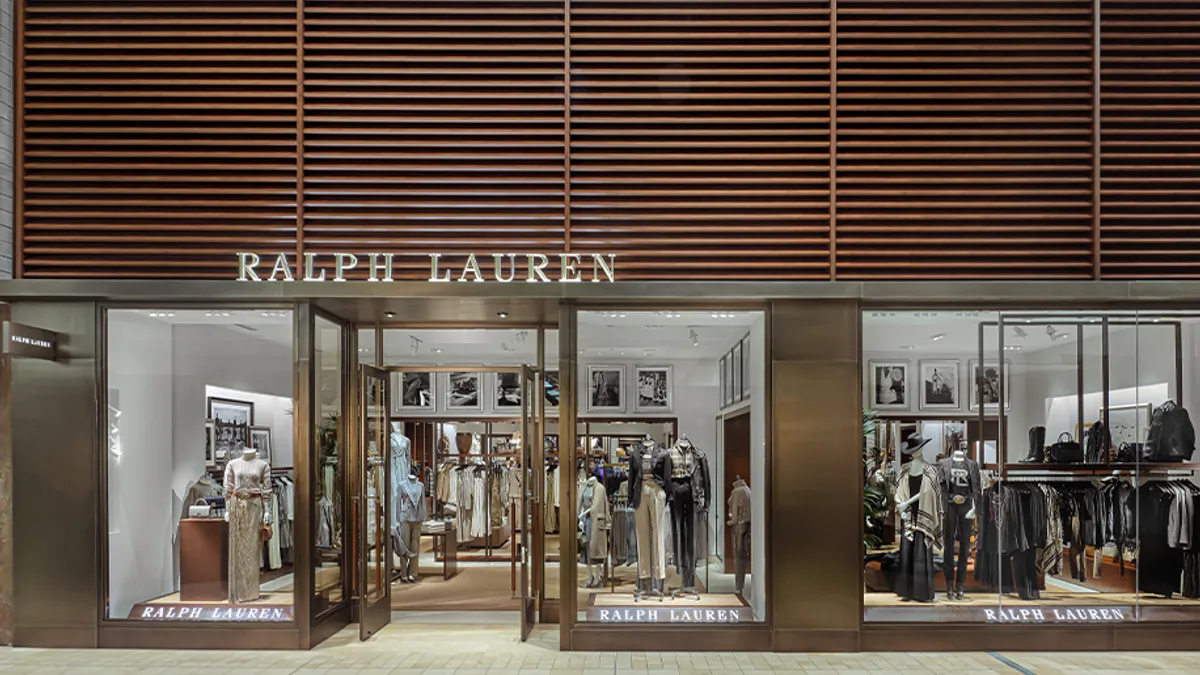 The Ralph Lauren storefront in Toronto, Canada, is pictured.