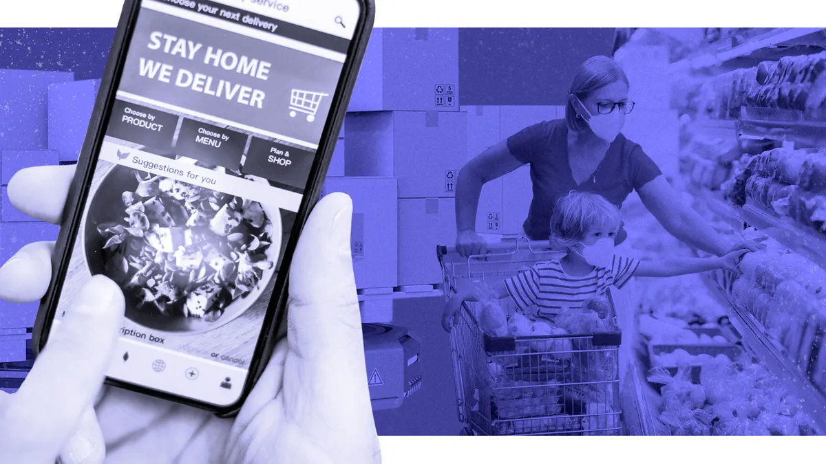 Custom header image for story on COVID-19's long-term impact on food companies