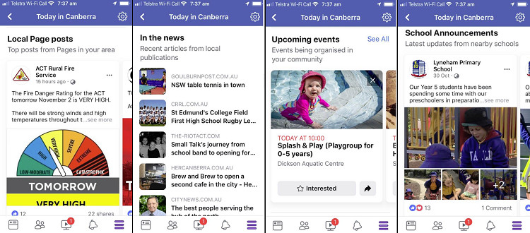 Facebook Local News - Canberra