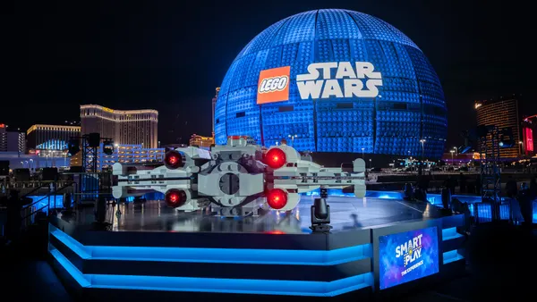 Lego takes over Sphere in Las Vegas