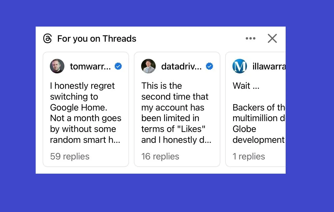 Threads on Facebook