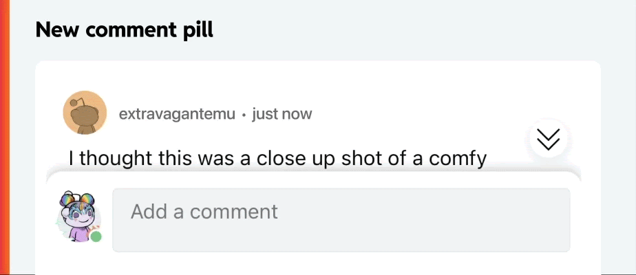 Reddit comment indicator