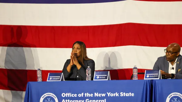 earned wage access lawsuits New York Letitia James