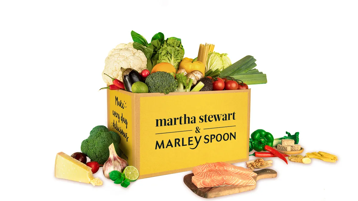 A Marley Spoon box.