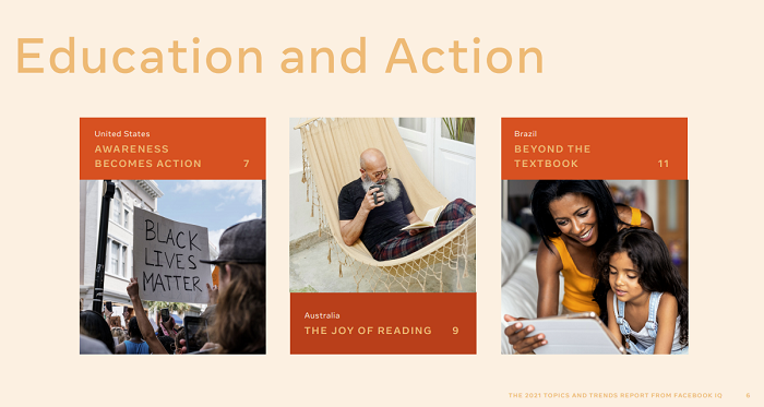Facebook Topics and Trends report 2021