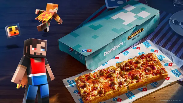 Domino's Minecraft collaboration